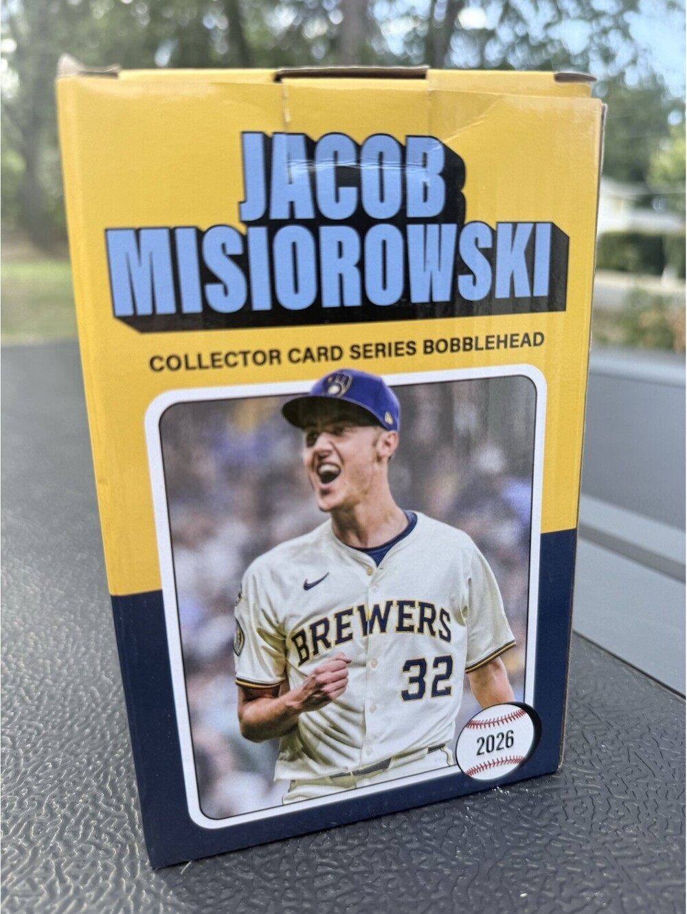 JACOB MISIOROWSKI 2026 Brewers Trading Card Bobblehead SGA THIS IS HIS ROOKIE!!